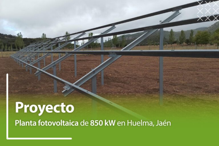 Proyectos Greening Concesiones: Planta Fotovoltaica de 850 kW en Huelma, Jaén